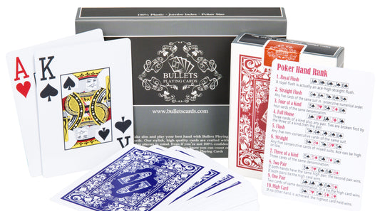 Pokerregeln für Einsteiger: Alles, was du wissen musst, um loszulegen - Bullets Playing Cards