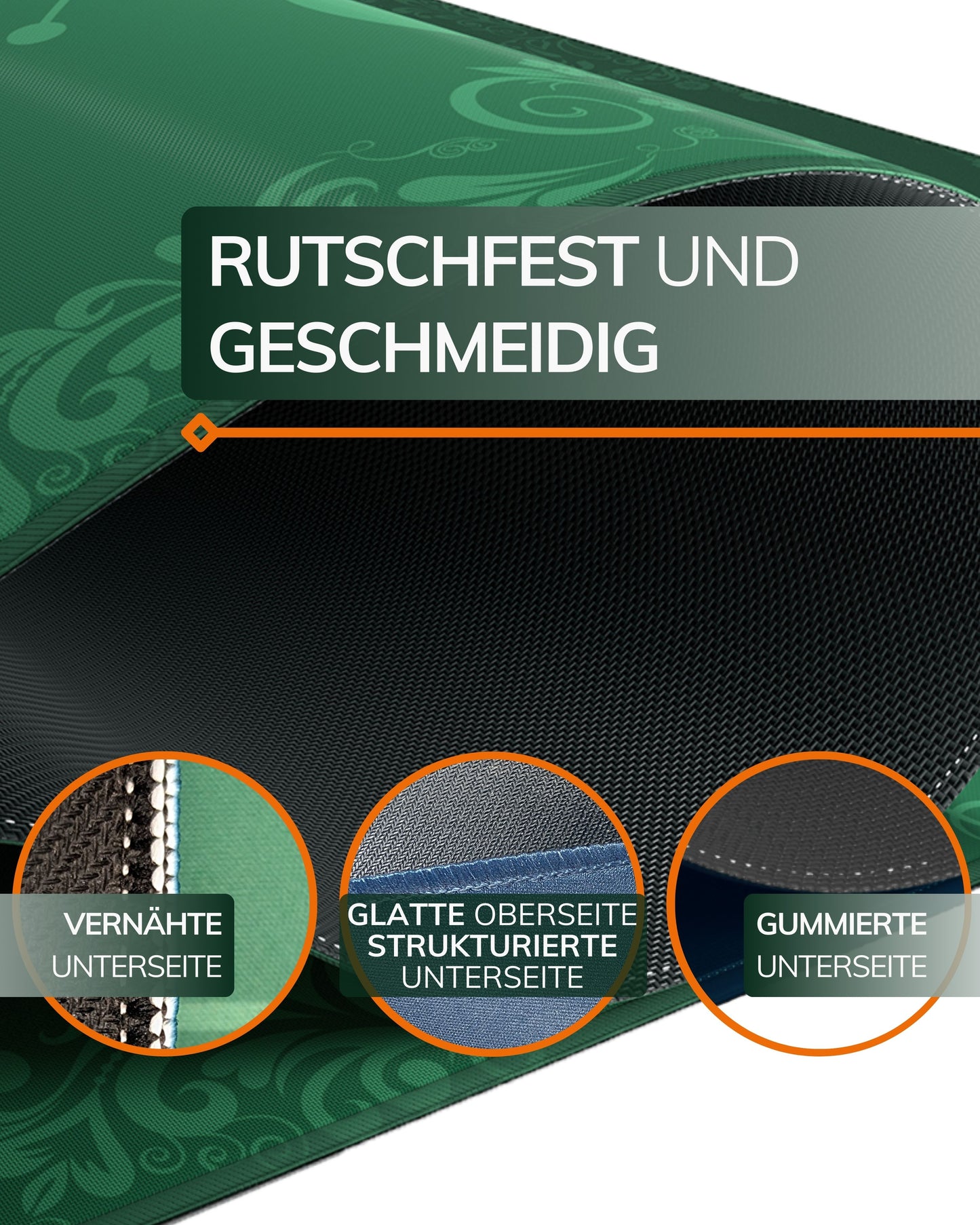 Pokermatte 'Classic' - Rund - verschiedene Größen