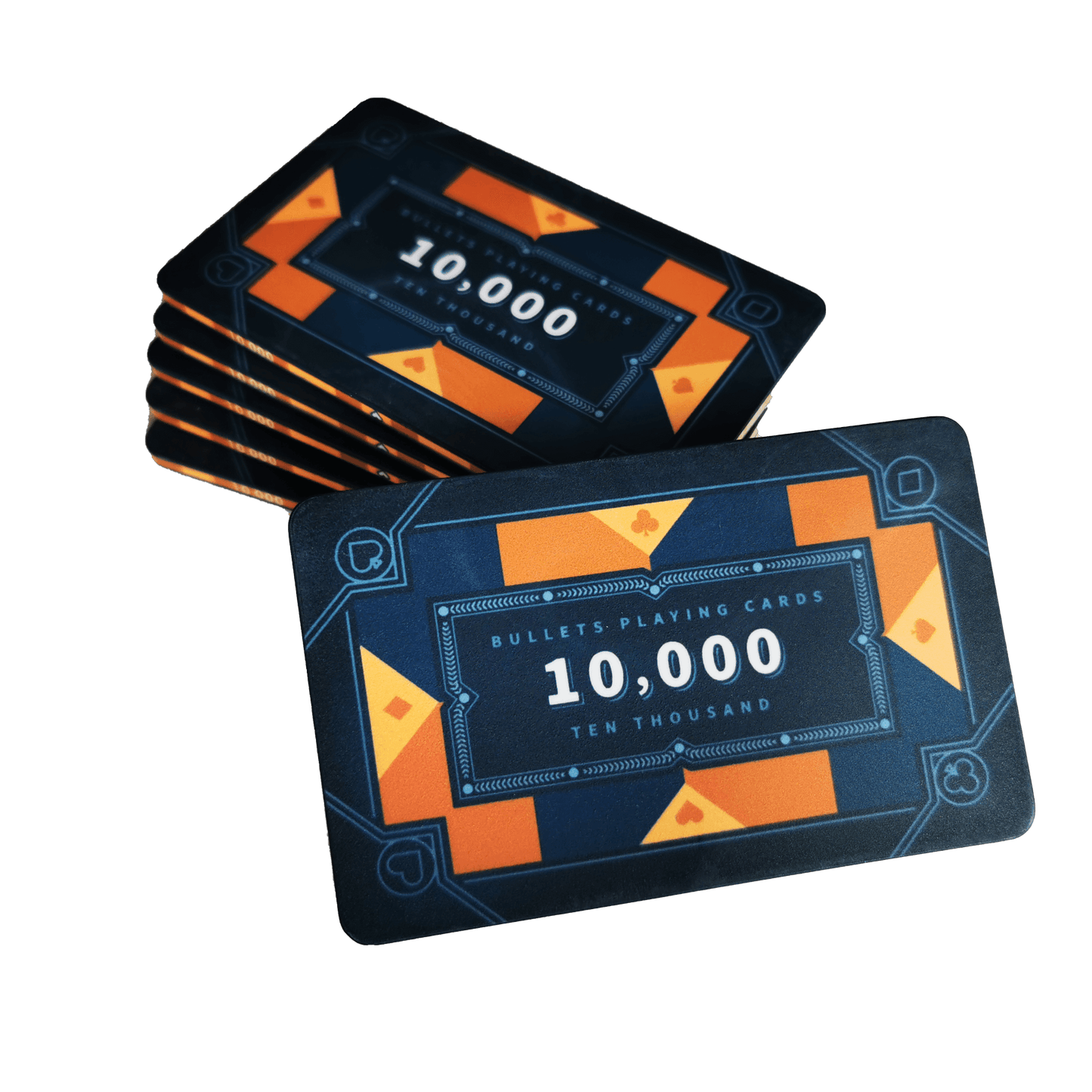 Poker Koffer mit 300 Keramik Pokerchips "Paulie" mit Werten - Bullets Playing Cards