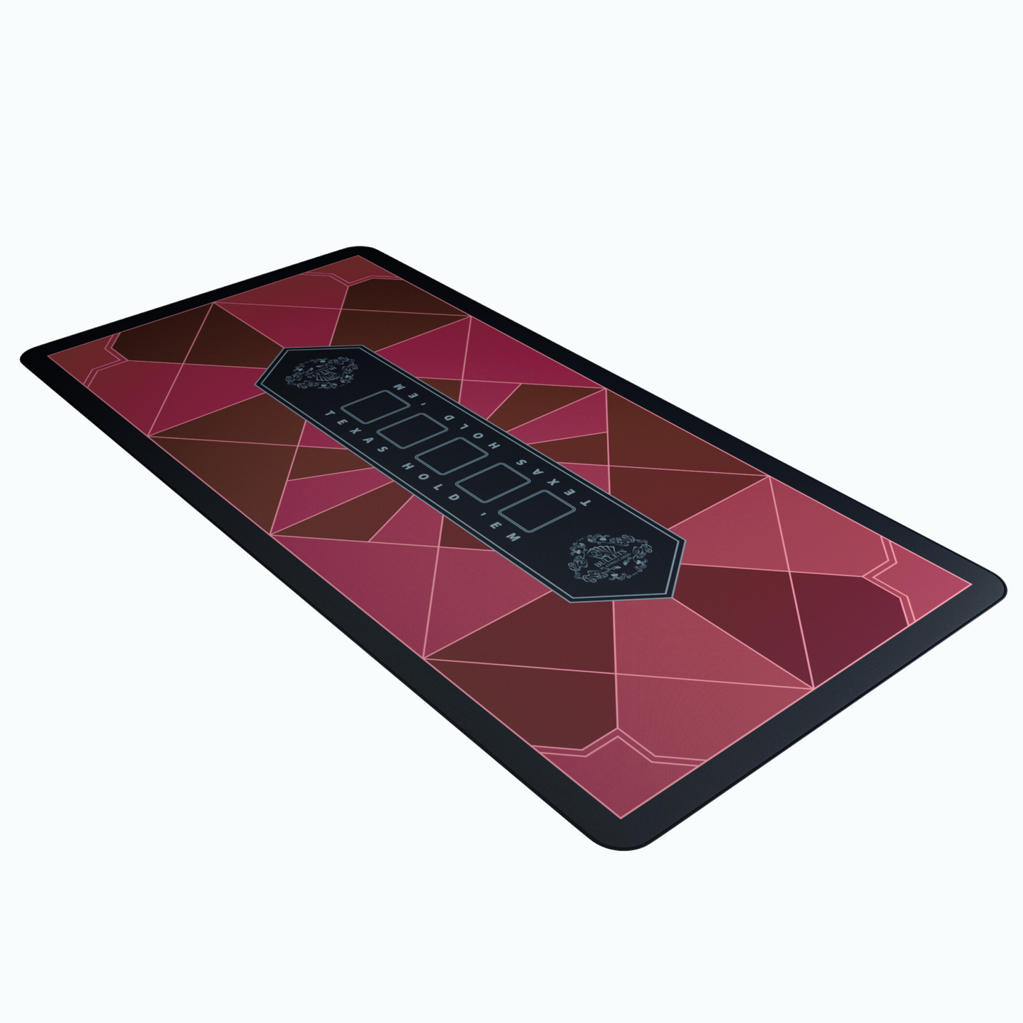Pokermatte - "Paulie"-Design - verschiedene Farben und Größen