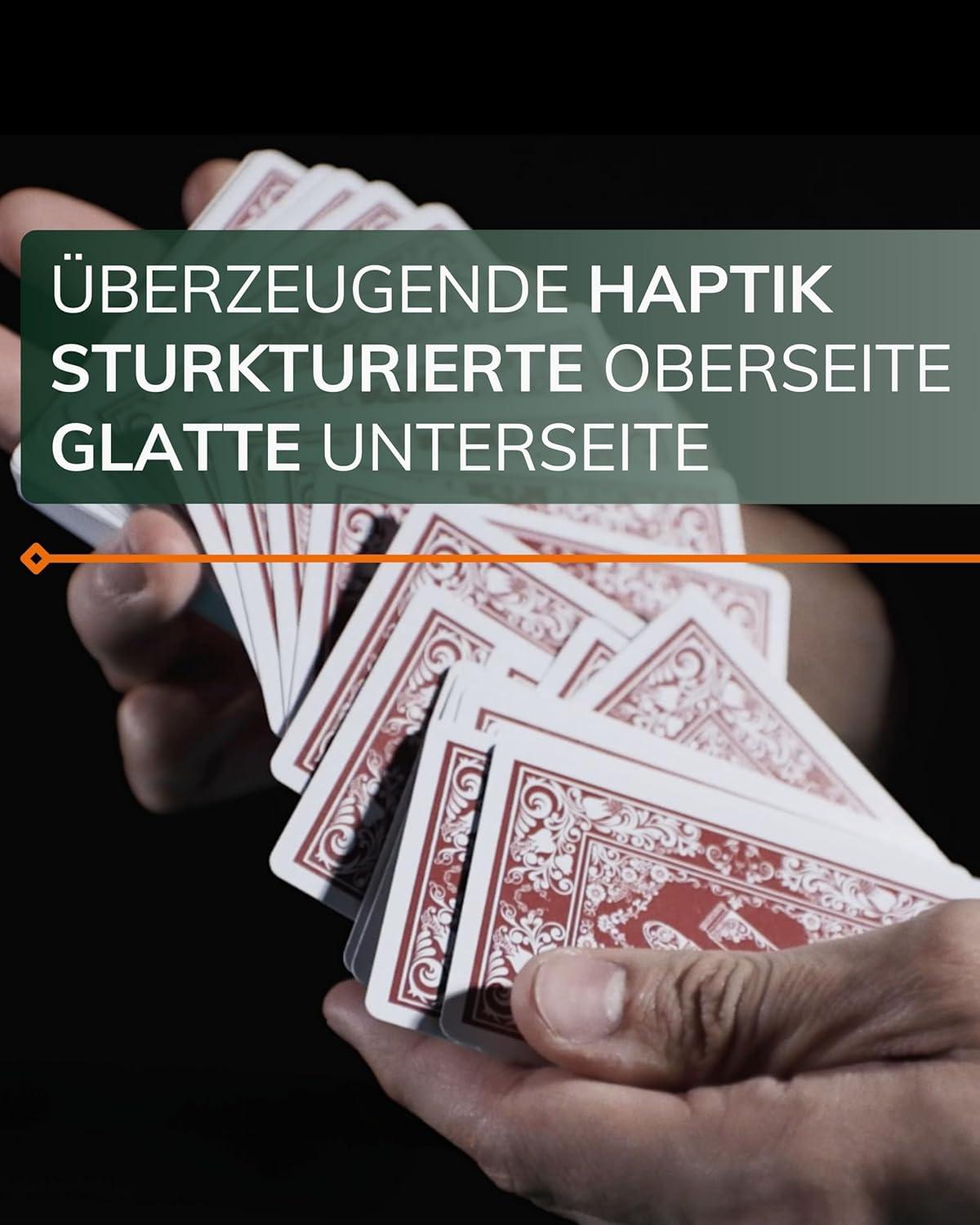Unser Klassiker: Plastik Pokerkarten, Doppelpack - Bullets Playing Cards