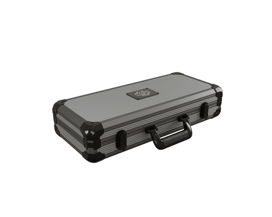 großer Pokerkoffer (300 Chips)- ABS All-in Grey - Bullets Playing Cards