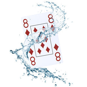 Pokerkarten aus Plastik, Poker-Size, Doppelpack, Jumbo Index, 4 Eckzeichen