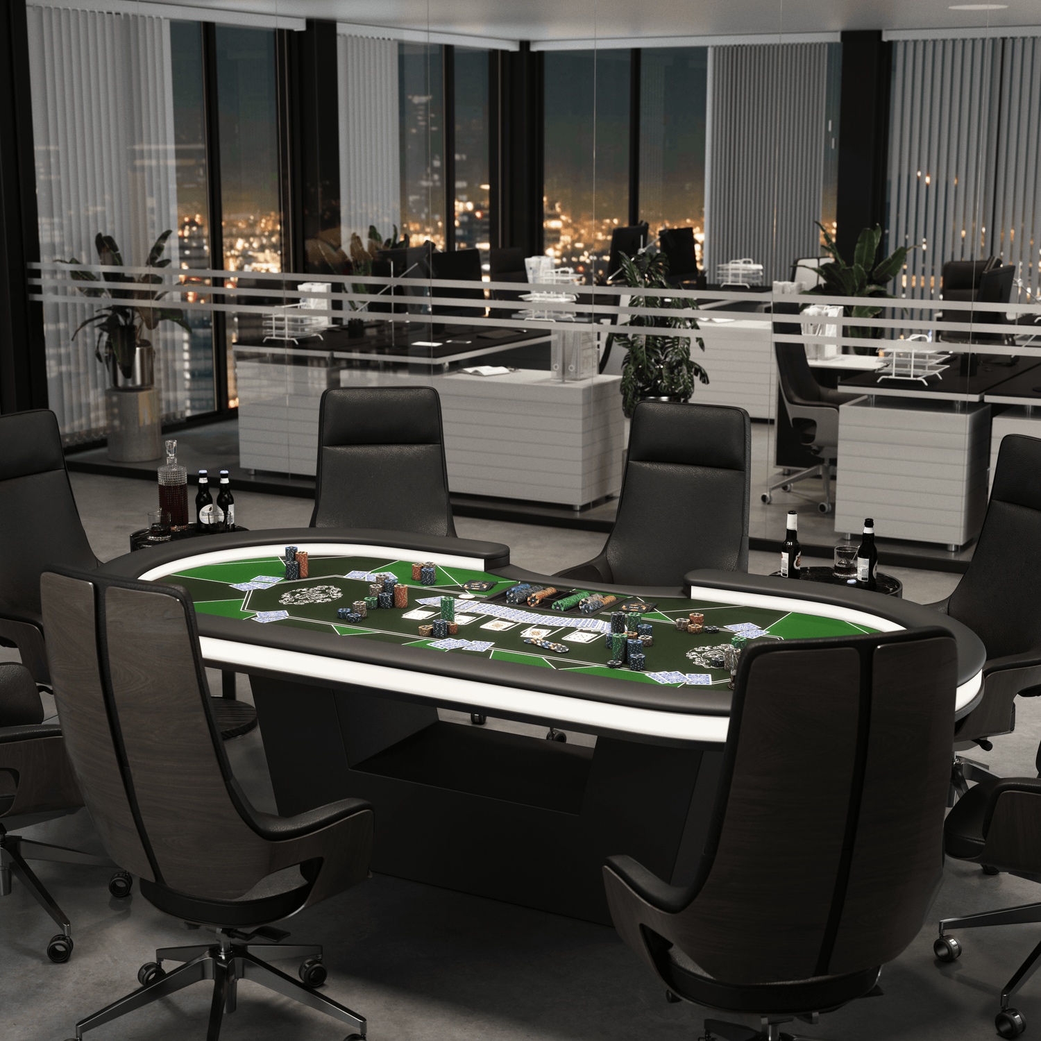 Bullets Playing Cards, Roulette Mat in 180 x 90 cm, tafelmat voor een echt casinogevoel Bullets Playing Cards, Roulette Mat in 180 x 90 cm, tafelmat voor een echt casinogevoel