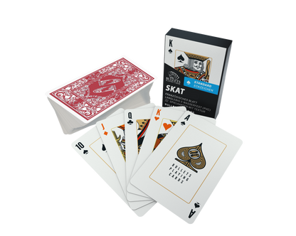 Skat Kartenspiel – 32 wasserfeste Spielkarten aus Kunststoff