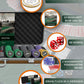 Pokerkoffer mit 500 Keramik Pokerchips "Silvio" mit Werten