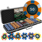 Pokerkoffer mit 500 Keramik Pokerchips "Richie" mit Werten
