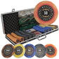 Pokerkoffer mit 500 Clay Pokerchips "Adriana"