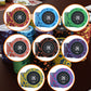 Plastik Poker Chips "Janice" mit Werten - 25er Rolle