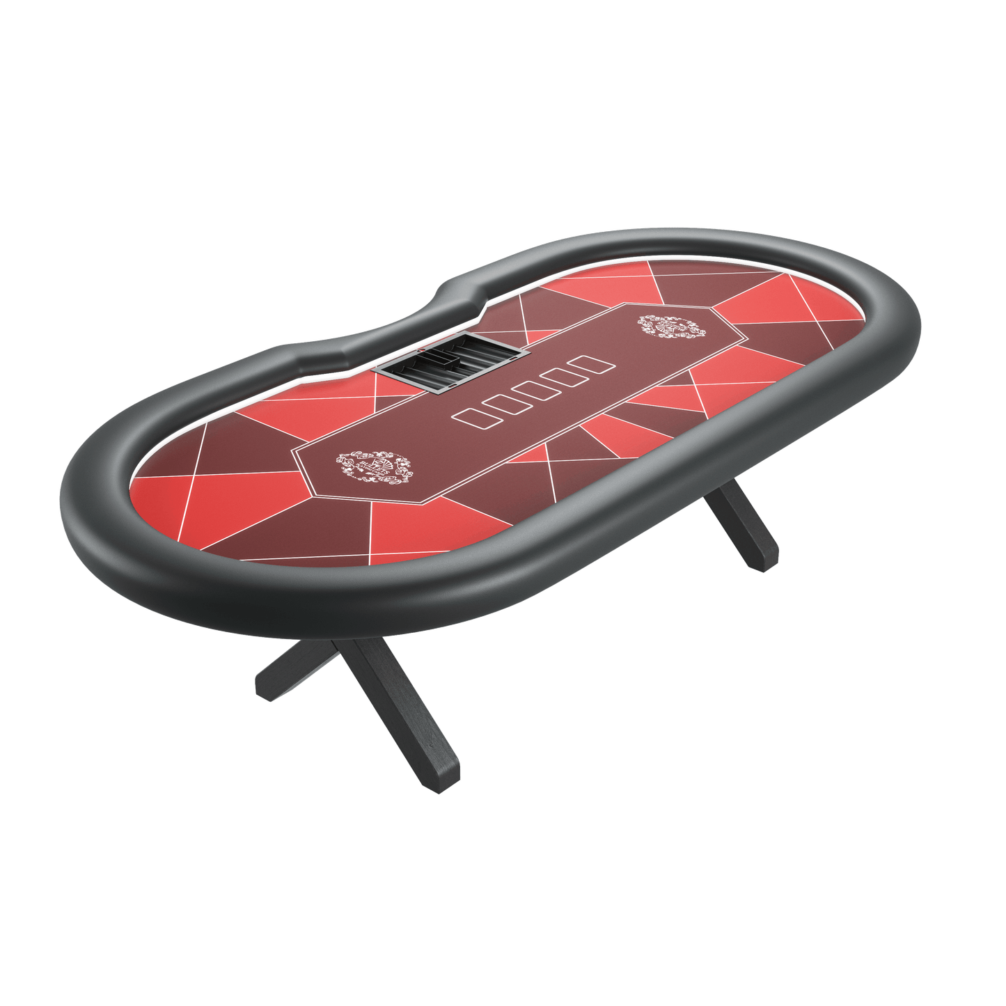 Mesa de poker profesional con puesto de crupier (270x130cm)