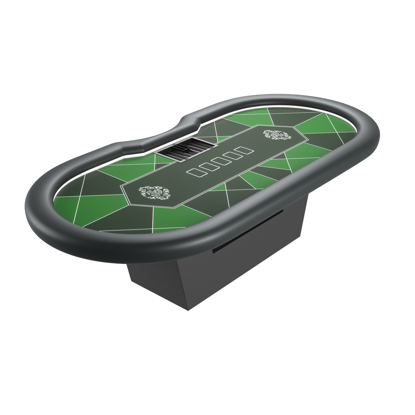 Professioneller Pokertisch mit Dealer-Position (270x130cm)