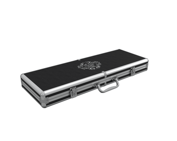 großer Pokerkoffer (500 Chips)- ABS standard black - Bullets Playing Cards