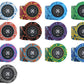 Plastik Poker Chips "Janice" mit Werten - 25er Rolle