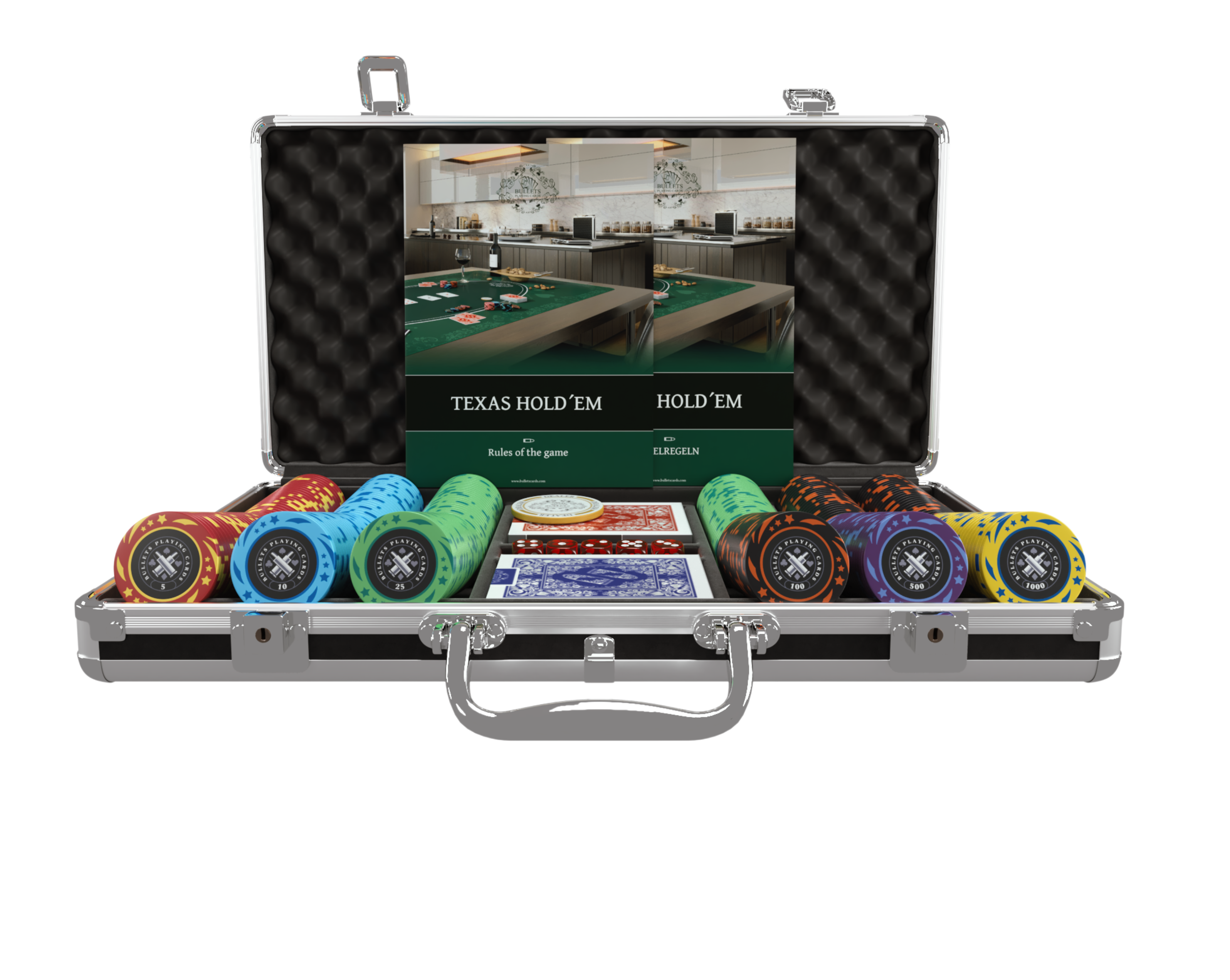 SET Professionale 750 Fiches / Chip PRO POKER 11,5 Gr - Foto 3