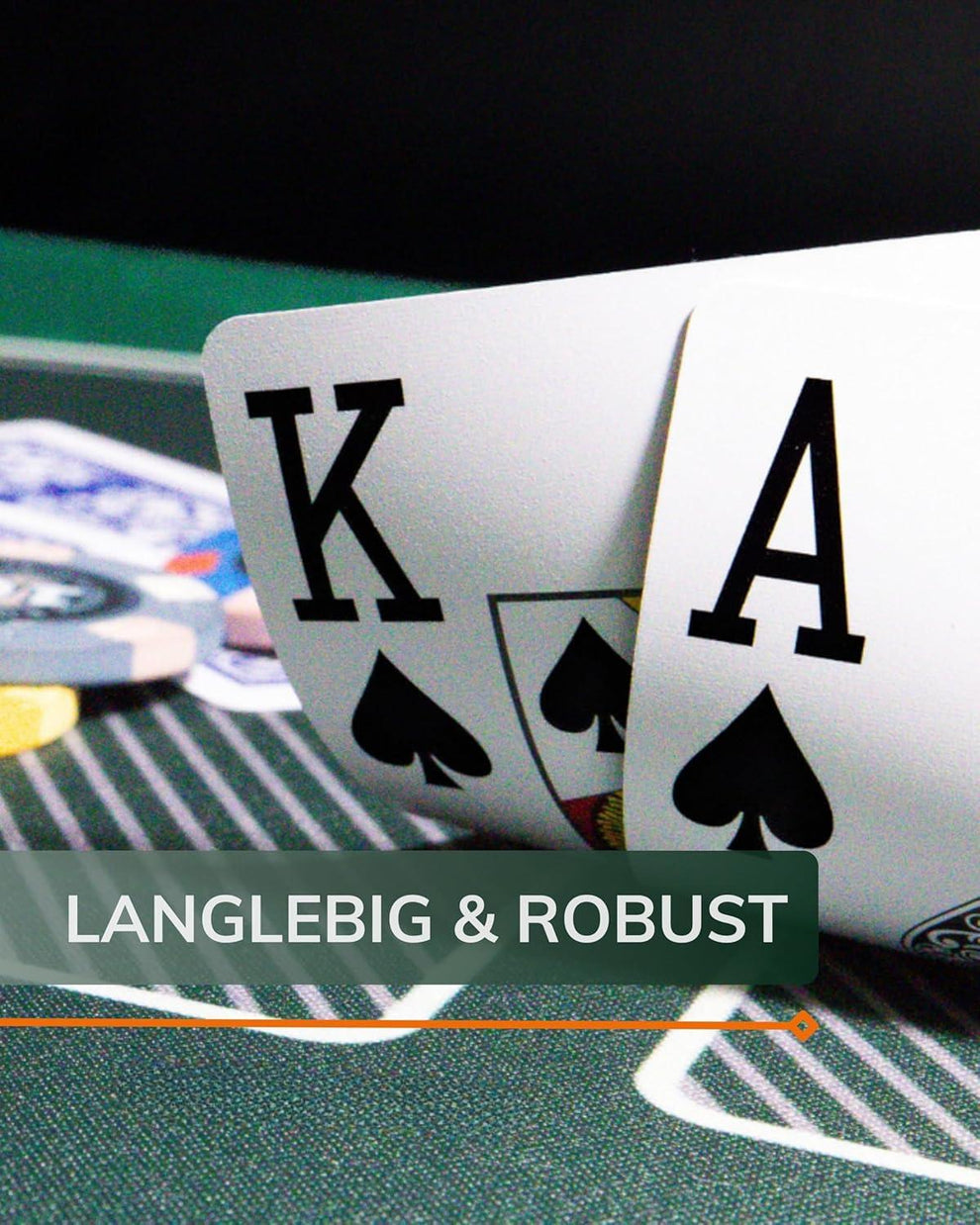 Unser Klassiker: Plastik Pokerkarten, Doppelpack - Bullets Playing Cards