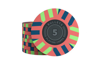 Clay Poker Chips "Salvatore" mit Werten, ohne Metallkern - 25er Rolle