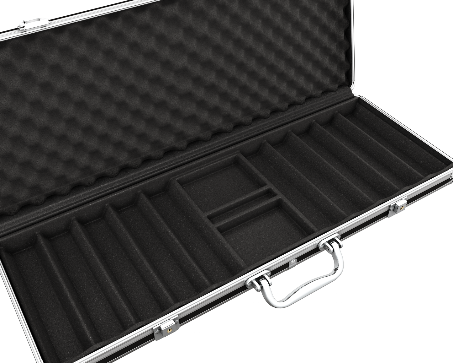 Large empty poker case (for 500 chips) - ABS standard black