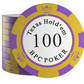 Jetons de poker en argile "Carmela" avec valeurs - rouleau de 25 - Bullets Playing Cards