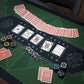 Pokermatte - "Paulie"-Design - verschiedene Farben und Größen - Bullets Playing Cards