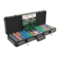 Coffret de poker avec 500 jetons de poker en céramique "Paulie" avec valeurs - Bullets Playing Cards
