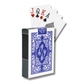 Pokerkarten aus Plastik, Poker-Size, Jumbo Index, Einzeldeck in Blau oder Rot, mit 2 oder 4 Eckzeichen - Bullets Playing Cards