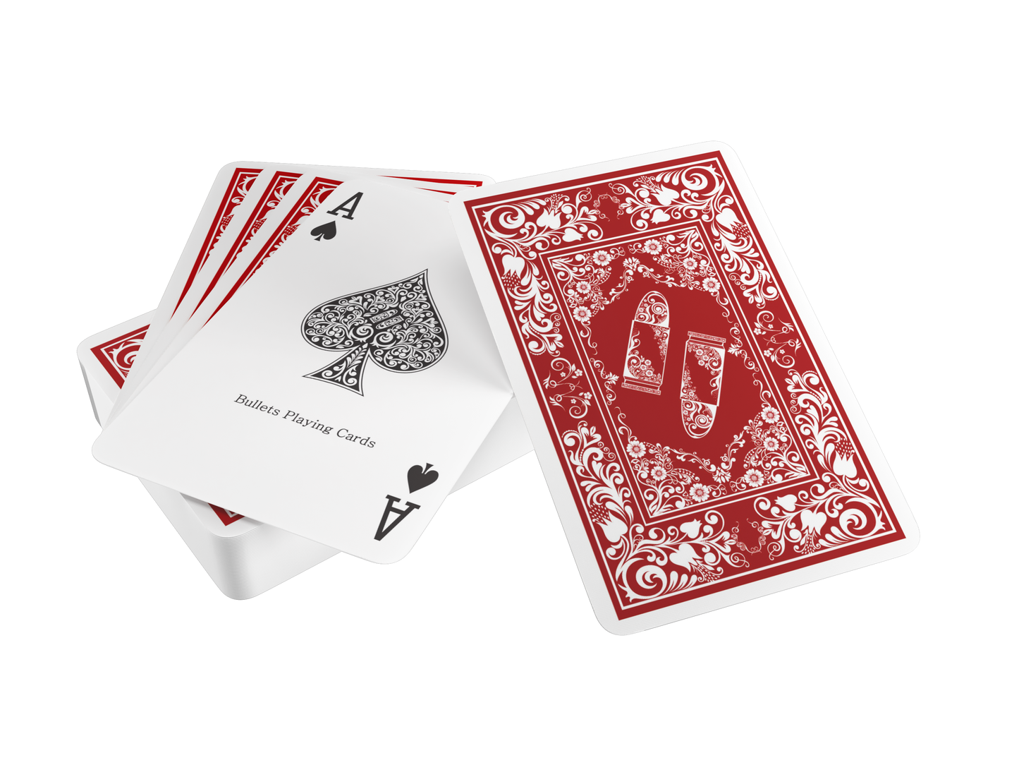 Plastic playing cards, bridge size, double pack, standard index