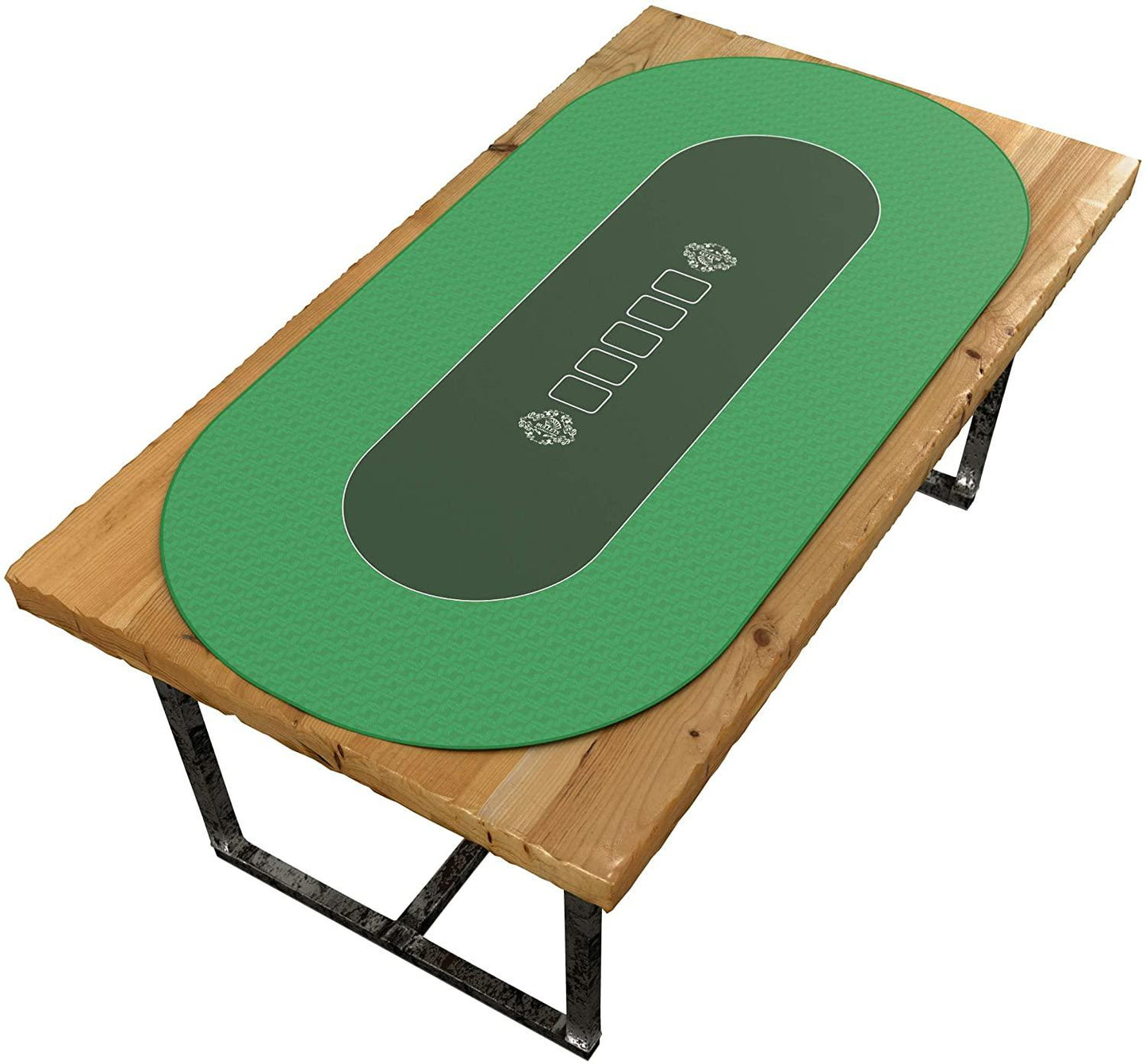 Poker mat 180x90 cm, oval