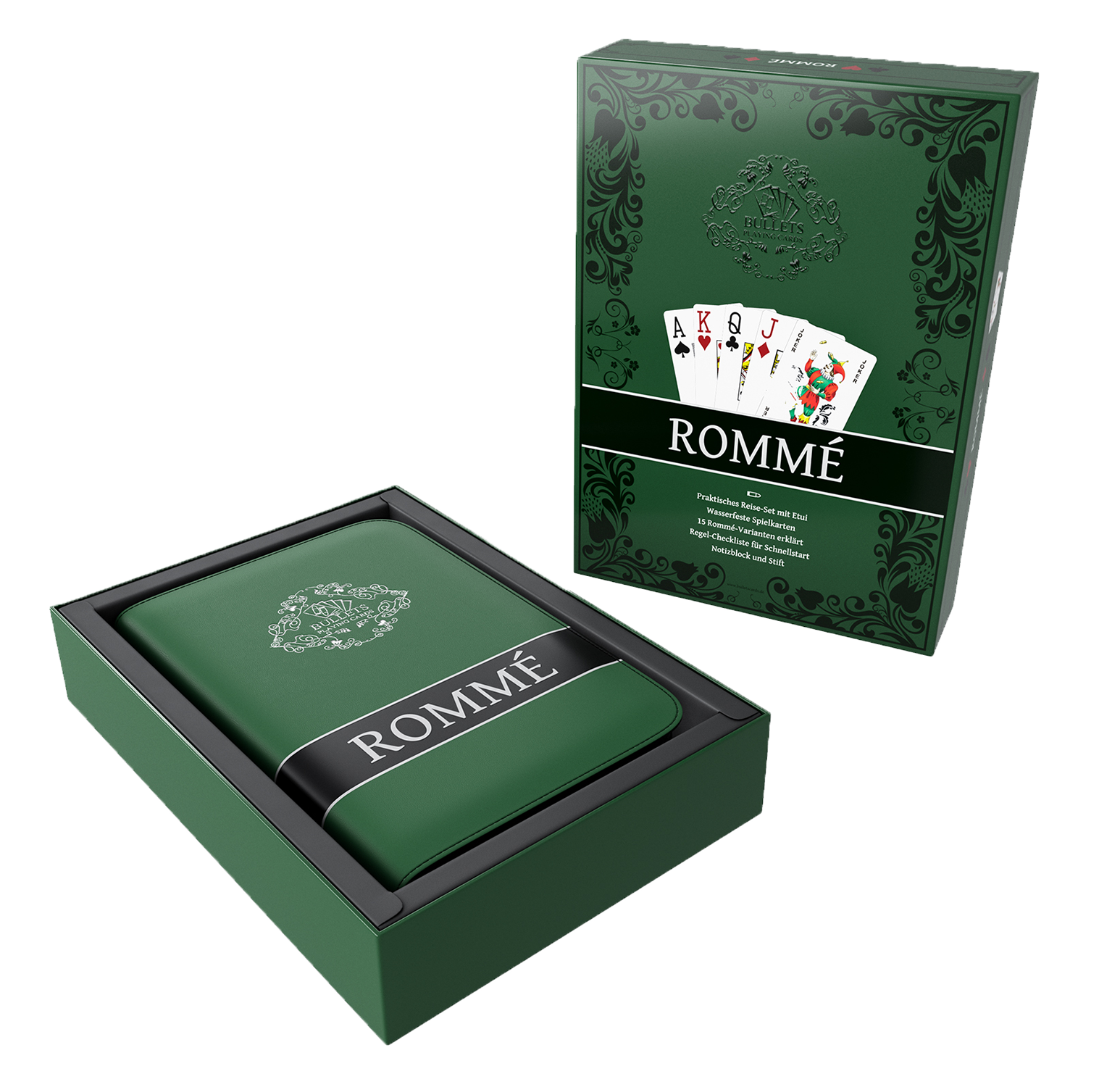 Generic Jeux de Cartes Rami En Plastique Jeu de Poker Noir et Bleu