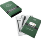 Rummy set in imitation leather case, including plastic playing cards, game rules with 15 rummy variants, short rules, pen and pad - Bullets Playing Cards