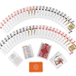 Cartas de póker de plástico, tamaño póker, índice jumbo, baraja individual en azul o rojo, con 2 o 4 símbolos en las esquinas - Bullets Playing Cards