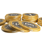 Keramik Poker Chips "Silvio" mit Werten - 25er Rolle - Bullets Playing Cards