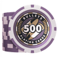 Jetons de poker en plastique "Christopher" avec valeurs - Rouleau de 25 - Bullets Playing Cards