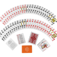 Pokerkarten aus Plastik, Poker-Size, Doppelpack, Jumbo Index, 4 Eckzeichen