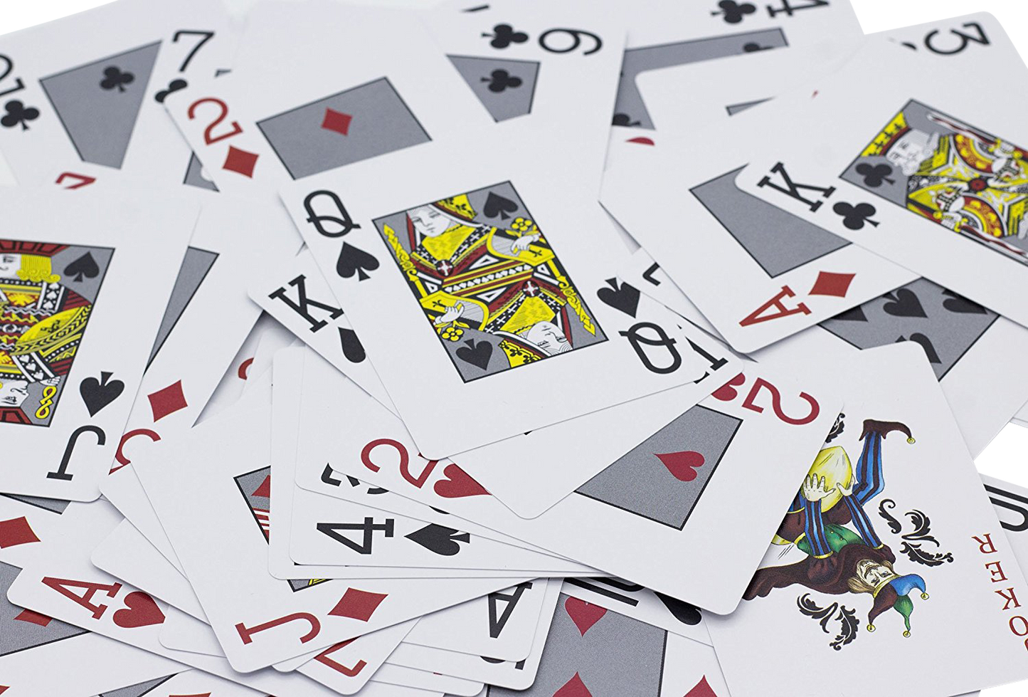 Pokerkarten aus Plastik "Platinum"