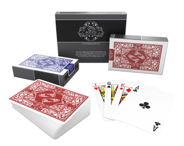 Plastik Spielkarten, Bridge-Format, Doppelpack - Bullets Playing Cards