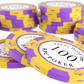 Jetons de poker en argile "Carmela" avec valeurs - rouleau de 25 - Bullets Playing Cards