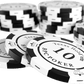 Jetons de poker en argile "Carmela" avec valeurs - rouleau de 25 - Bullets Playing Cards