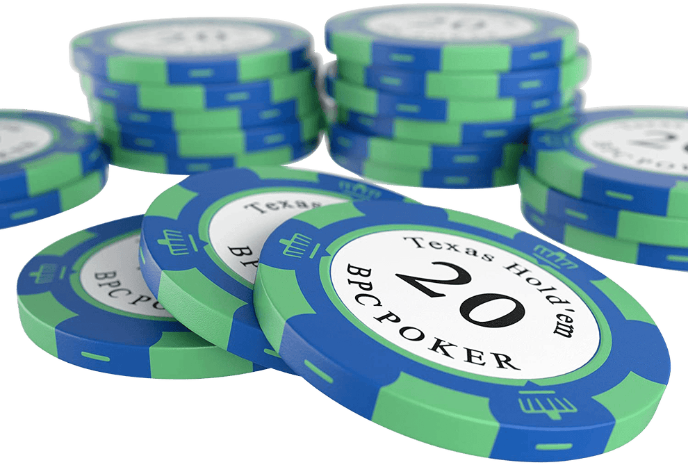 Jetons de poker en argile "Carmela" avec valeurs - rouleau de 25 - Bullets Playing Cards