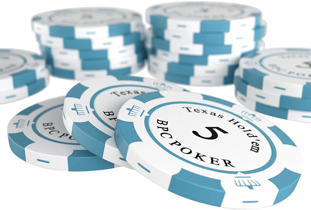 Jetons de poker en argile "Carmela" avec valeurs - rouleau de 25 - Bullets Playing Cards