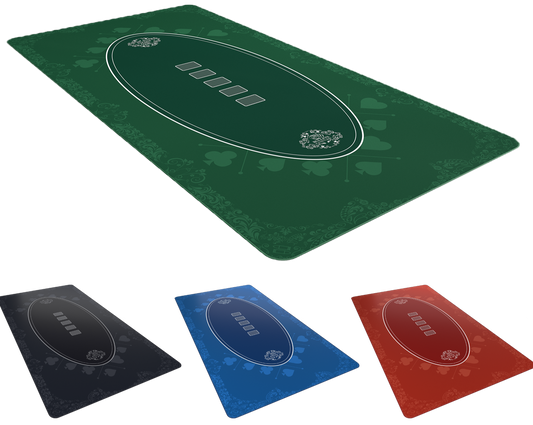 Pokermatte 200 x 100cm, eckig - Casino-Design