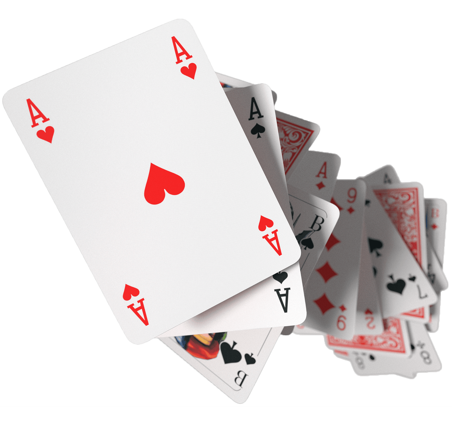 Rummy en estuche de piel sintética, incluye naipes de plástico, reglas con 15 variantes de Rummy, reglas cortas, bolígrafo y bloc