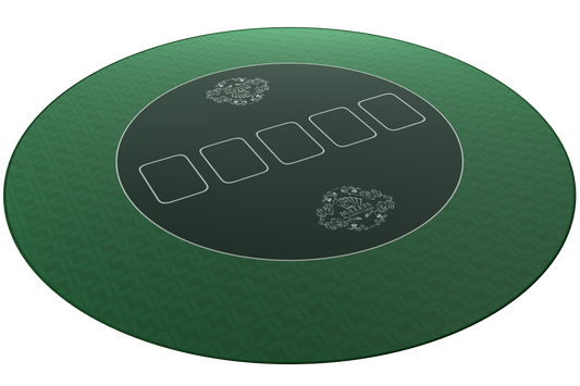 Tapete de poker redonda, 70 cm de diámetro