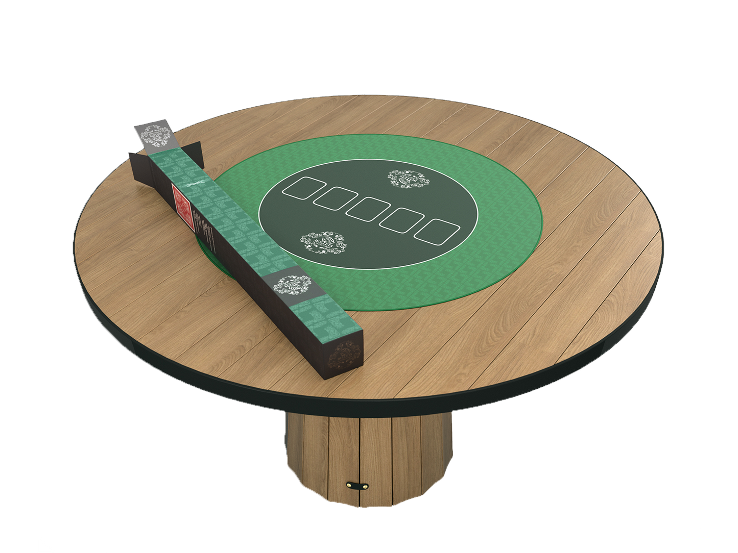 Poker mat round, 70 cm diameter